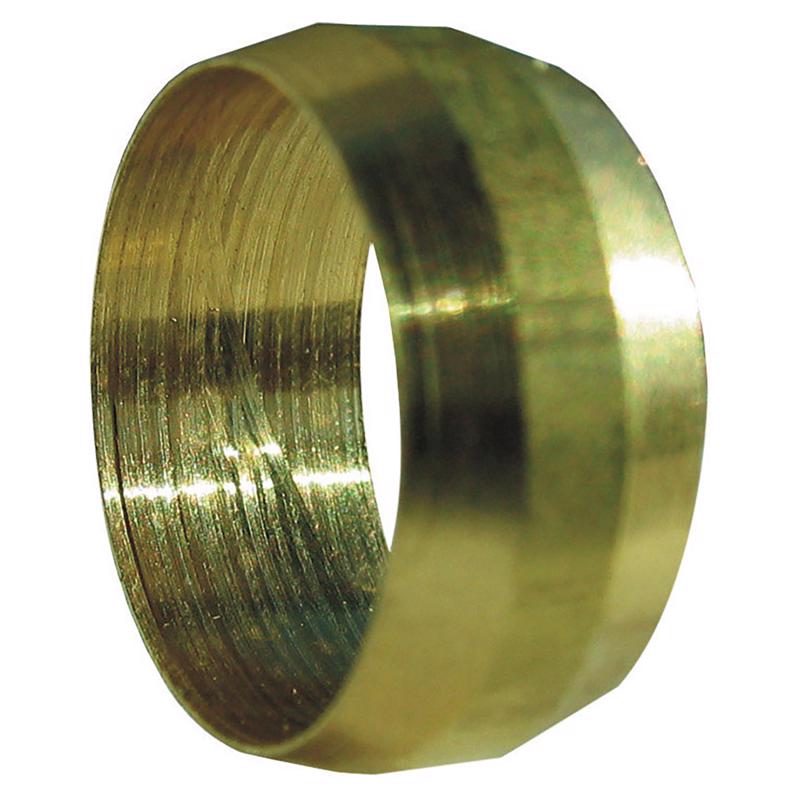 0 - 1/2 in. Compression X 1/2 in. D Compression Brass Sleeve - Case of 5