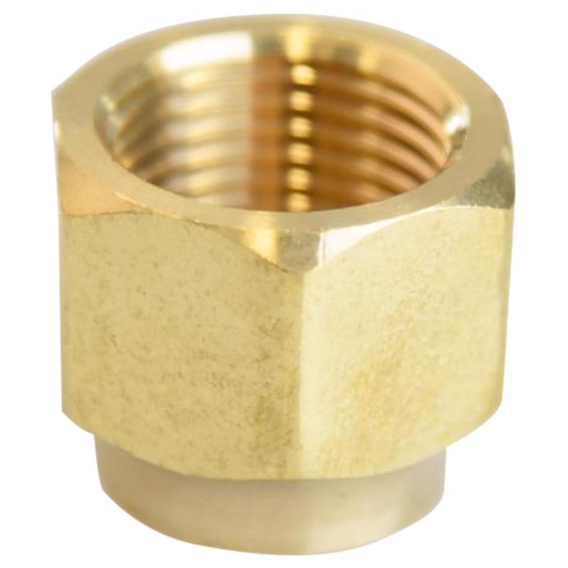 0 - 1/2 in. Flare Brass Forged Flare Nut - Case of 5