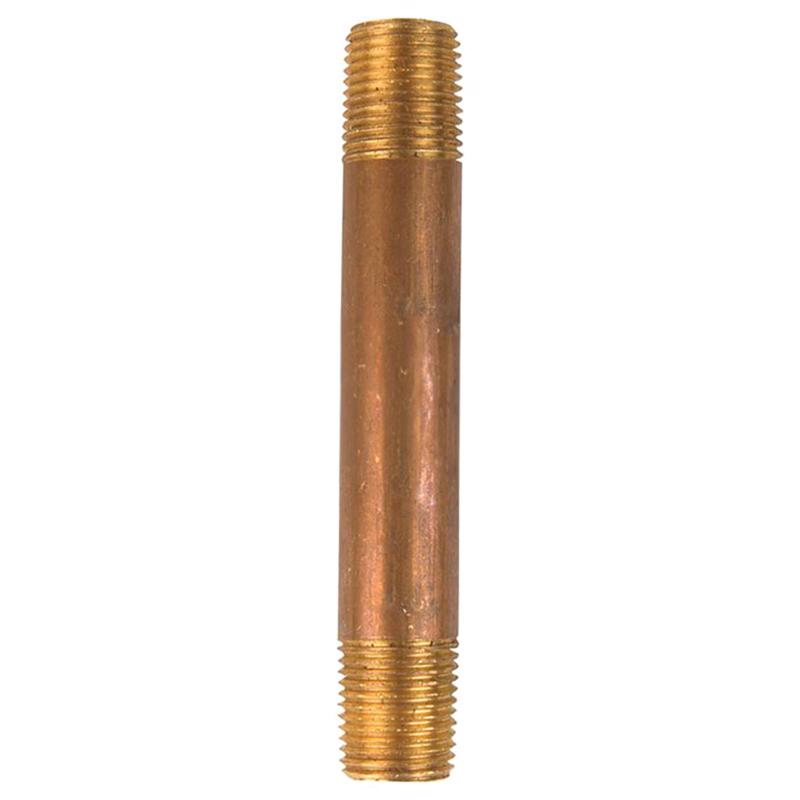 0 - 1/8 in. MPT X 1/8 in. D MPT Red Brass Nipple 2-1/2 in. L - Case of 5