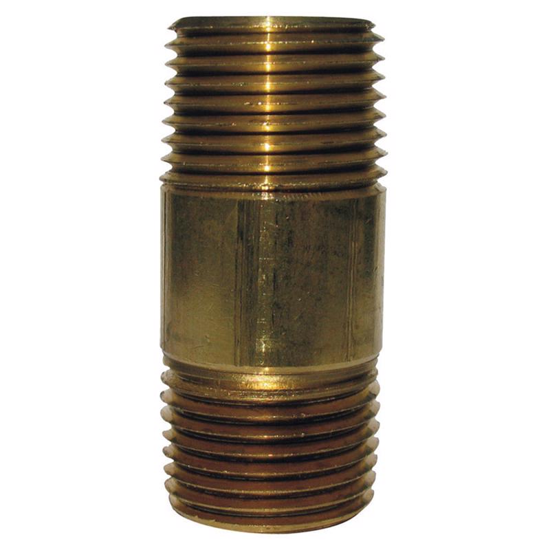 0 - 3/4 in. MPT X 3/4 in. D MPT Red Brass Nipple 2 in. L - Case of 5