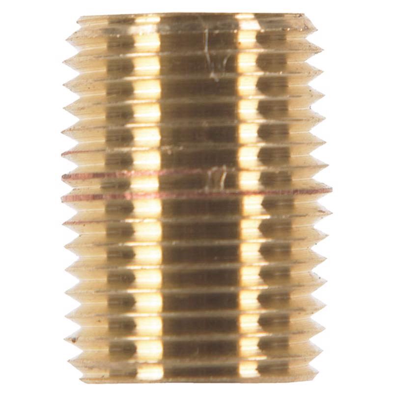 0 - 1/2 in. MPT Brass Close Nipple - Case of 5