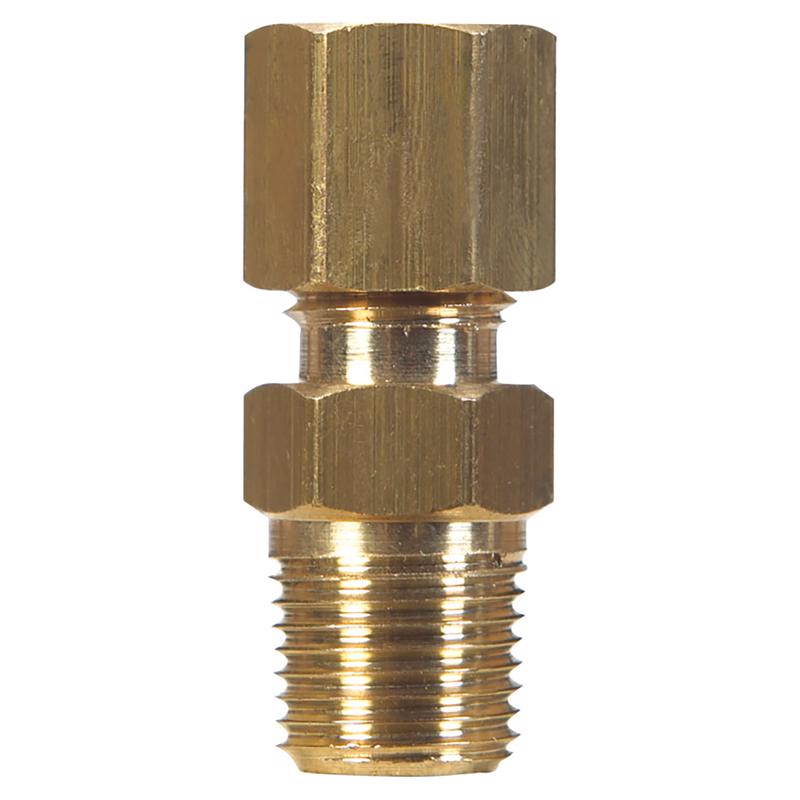 0 - 5/8 in. Compression X 3/4 in. D Male Brass Compression Connector - Case of 5