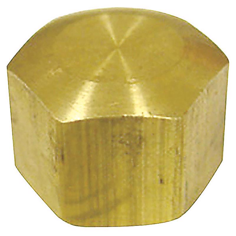 0 - 5/16 in. Compression Brass Cap - Case of 5