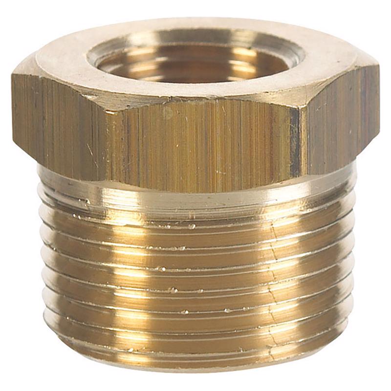0 - 3/8 in. MPT X 1/4 in. D FPT Brass Hex Bushing - Case of 5