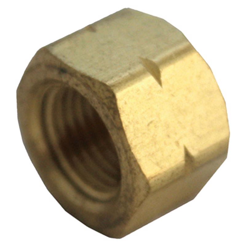 0 - 3/8 in. FPT Brass Cap - Case of 5
