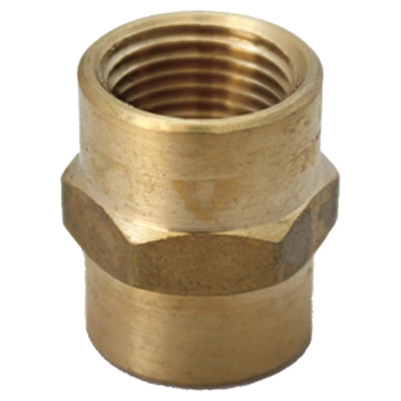 0 - 1/4 in. FPT X 1/8 in. D FPT Brass Reducing Coupling - Case of 5