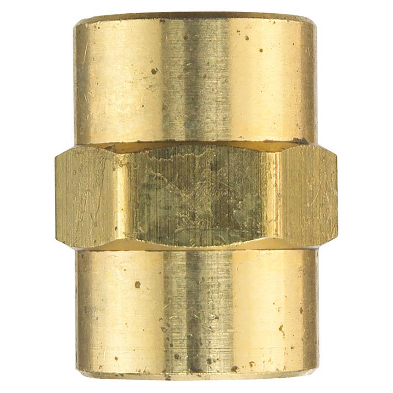 0 - 1/4 in. FPT X 1/4 in. D FPT Brass Coupling - Case of 5
