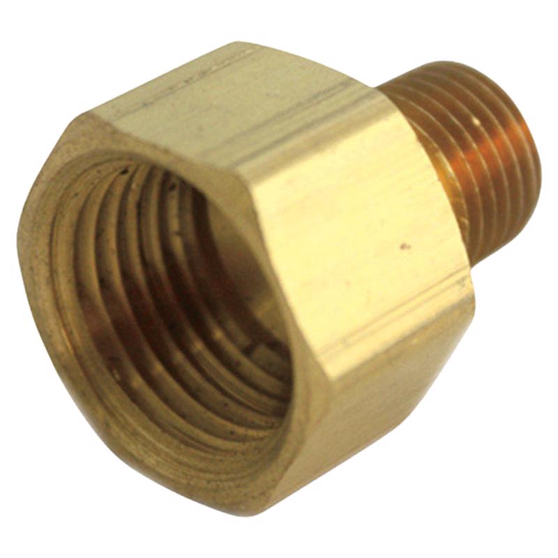 0 - 1/2 in. FPT X 1/4 in. D MPT Brass Reducing Coupling - Case of 5