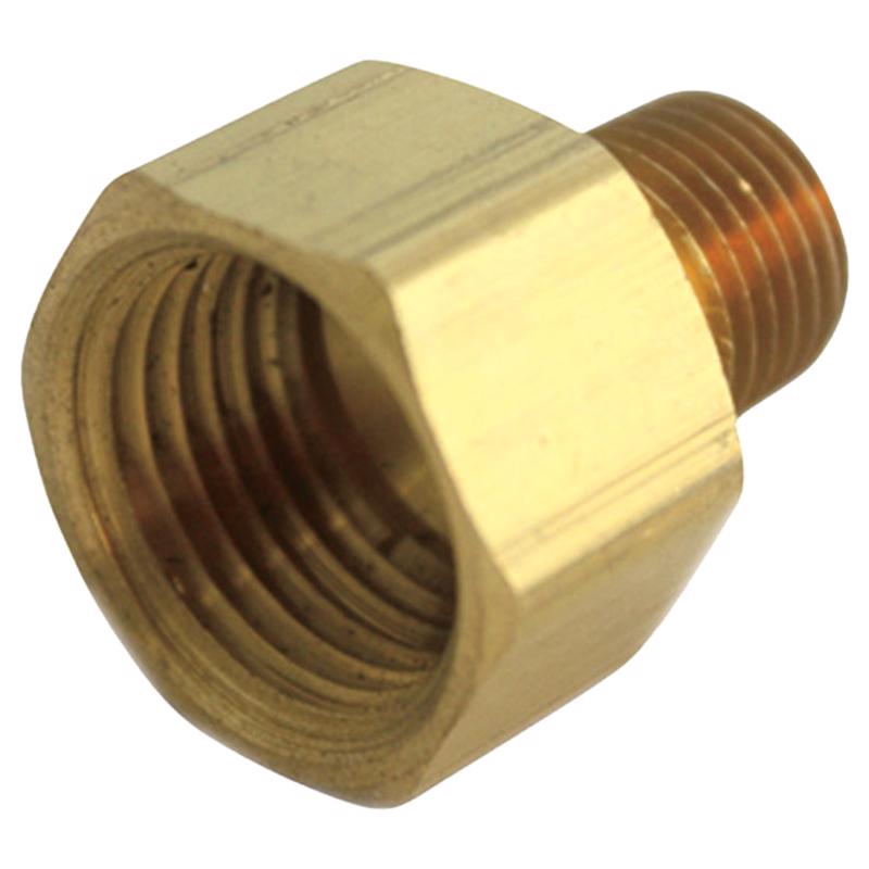 0 - 1/2 in. FPT X 3/8 in. D MPT Brass Reducing Coupling - Case of 5