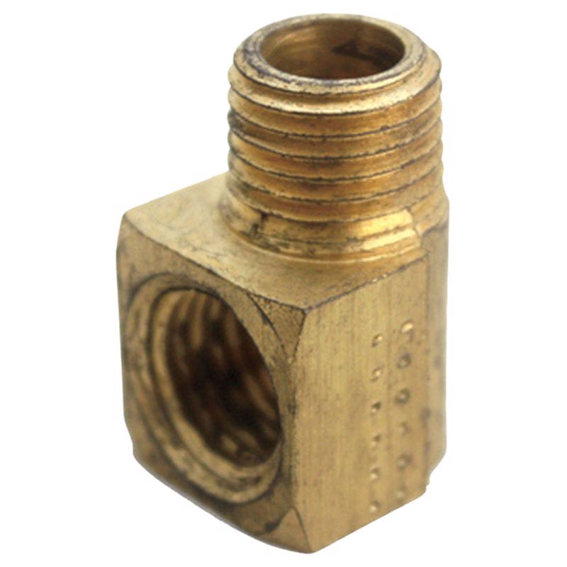 0 - 1/4 in. FPT X 1/4 in. D MPT Brass 90 Degree Street Elbow - Case of 5