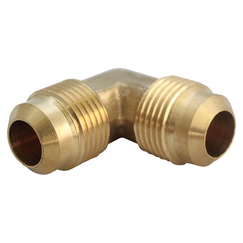 0 - 3/8 in. Flare X 3/8 in. D Flare Brass 90 Degree Elbow - Case of 5