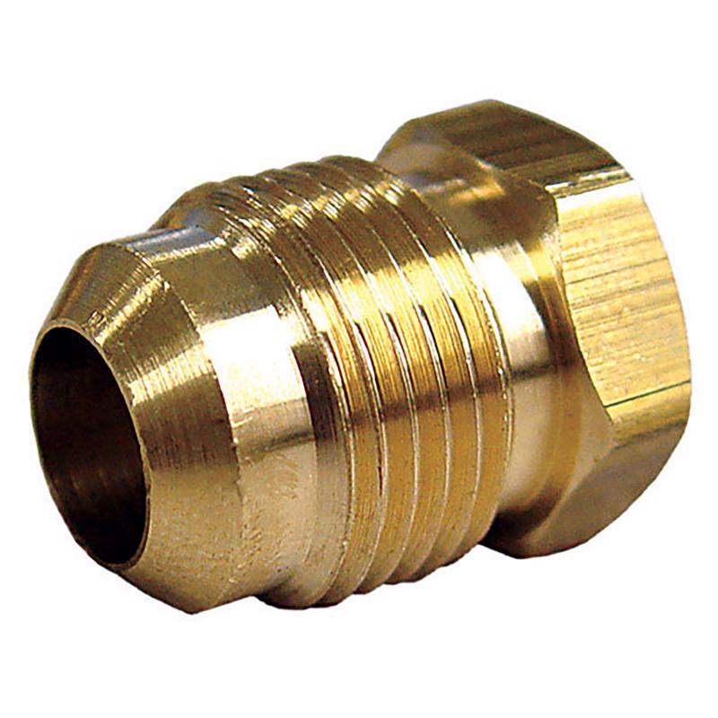 0 - 3/8 in. Flare Brass Hex Plug - Case of 5