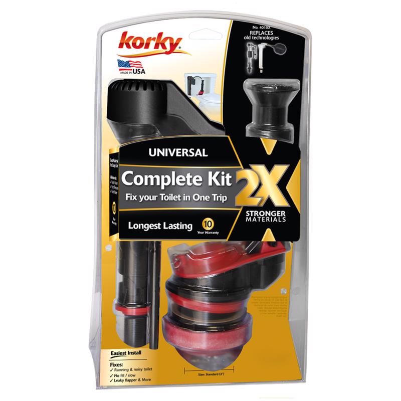 KORKY - Korky 2X Long Life Universal Complete 2-Inch Toilet Repair Kit