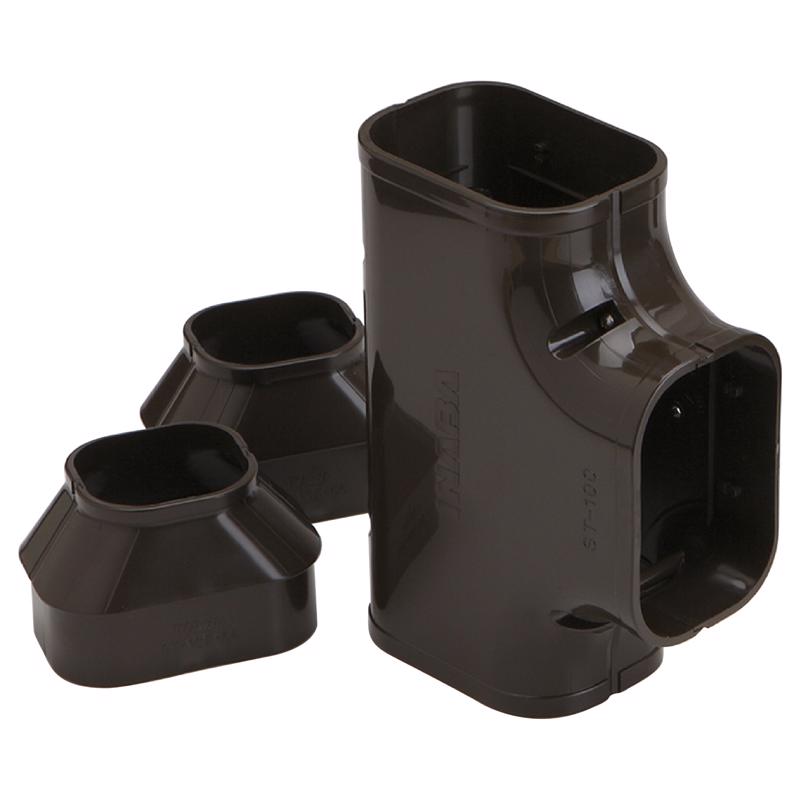 SLIMDUCT - Slimduct Lineset Cover Tee 3.75 in. W Brown