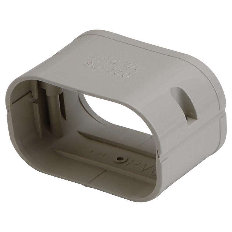 SLIMDUCT - Slimduct Lineset Cover Coupler 2.5 in. W X 3 in. H Ivory