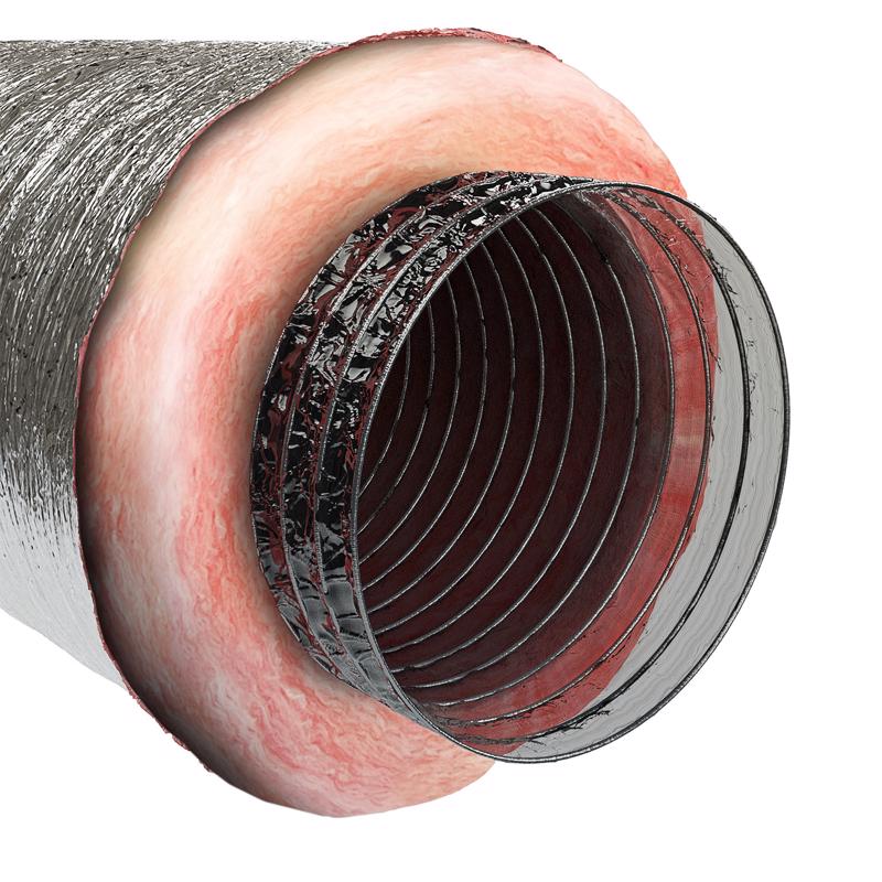 IMPERIAL - Imperial R8.0 25 ft. L X 9 in. D Silver Poly Duct