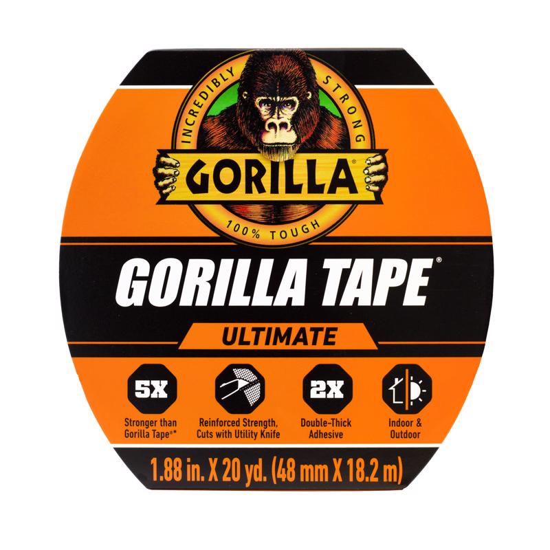 GORILLA - Gorilla 1.88 in. W X 20 yd L Black Duct Tape