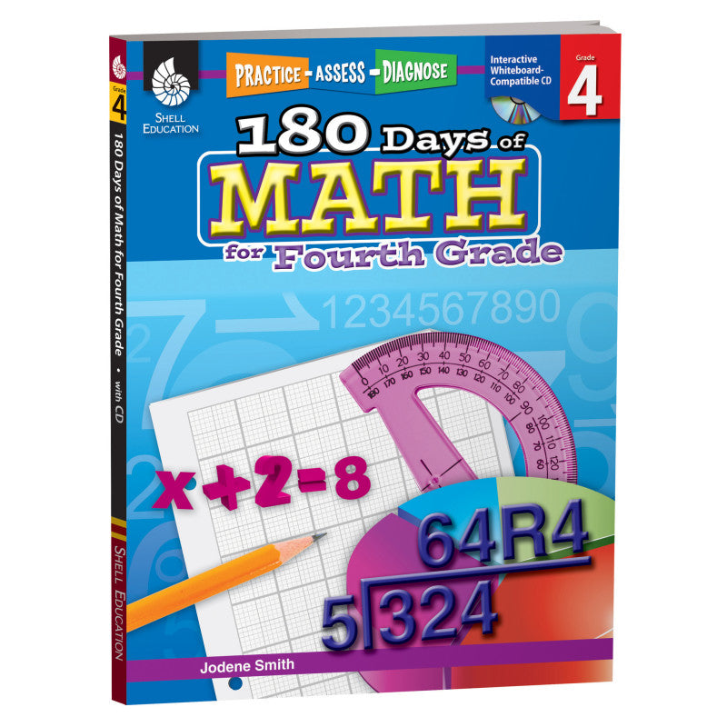 SHELL EDUCATION - 180 Days of Math for Fourth Grade