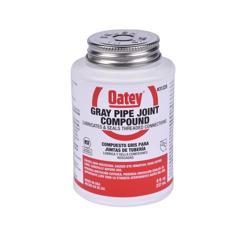 OATEY - Oatey Gray Pipe Joint Compound 8 oz - Case of 12