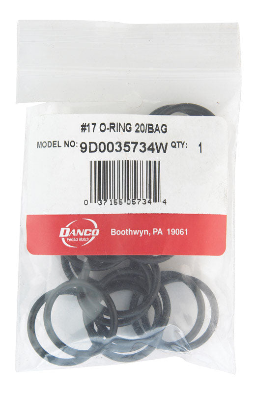 DANCO - Danco 1.06 in. D X 0.88 in. D Rubber O-Ring 20 pk