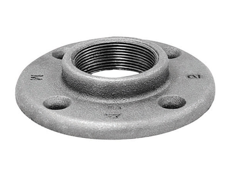 ANVIL - Anvil 1-1/2 in. FPT Black Malleable Iron Floor Flange