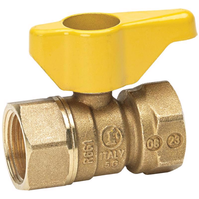 HOMEWERKS - Homewerks 1 in. Brass FIP Gas Ball Valve
