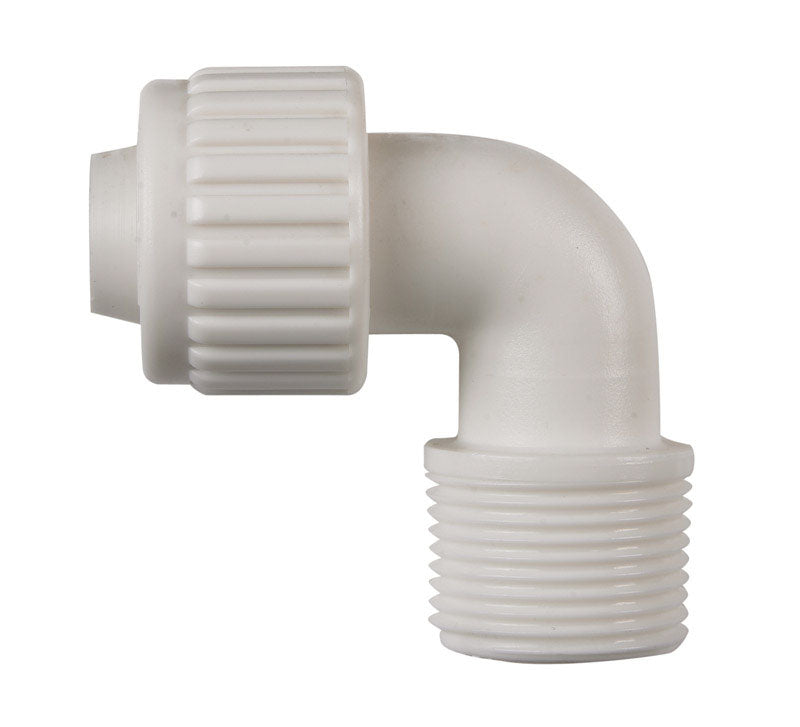 FLAIR-IT - Flair-It 3/4 in. PEX X 3/4 in. D MPT Plastic Elbow