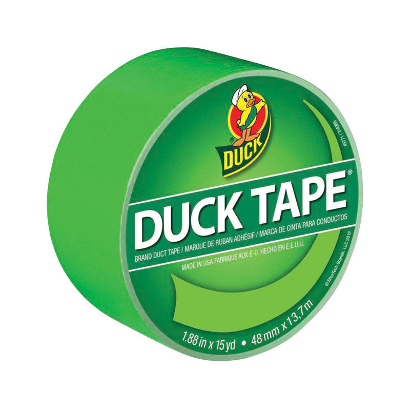 DUCK - Duck 1.88 in. W X 15 yd L Neon Green Solid Duct Tape