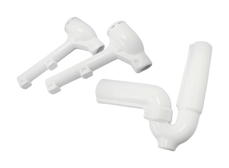 KEENEY - Keeney Satin White Safety Guard Kit Polyurethane 6 in. H X 7 in. L