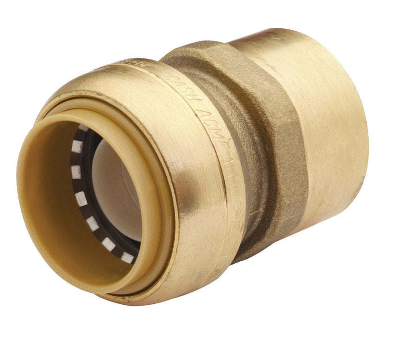 SHARKBITE - SharkBite 1 in. Push X 1 in. D FPT Brass Connector