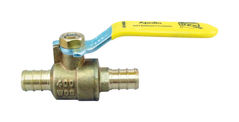 APOLLO - Apollo 1/2 in. PEX Barb in to X 1/2 in. PEX Brass Stop Valve