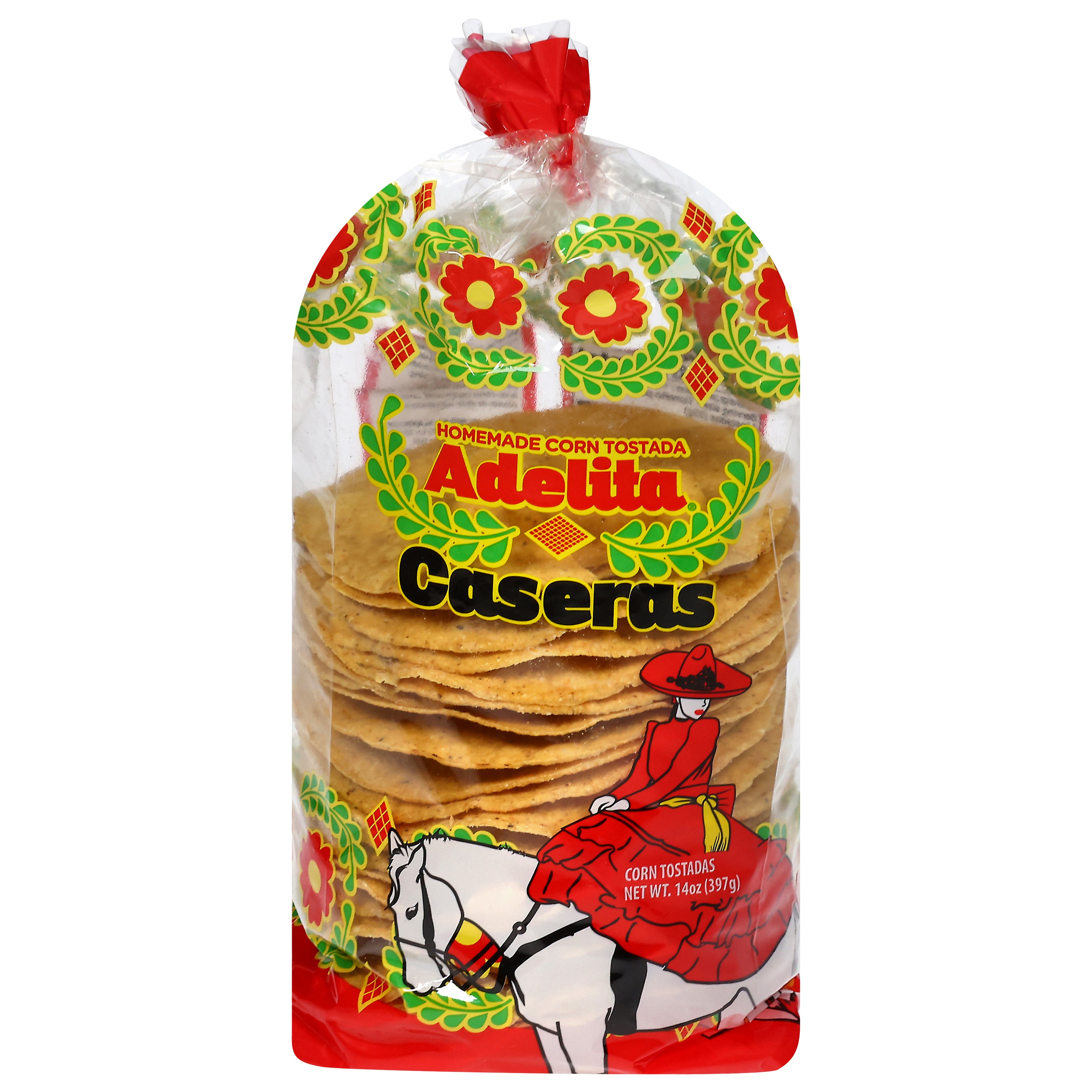Adelita Caseras Corn Tostadas 14 oz - Case of 6