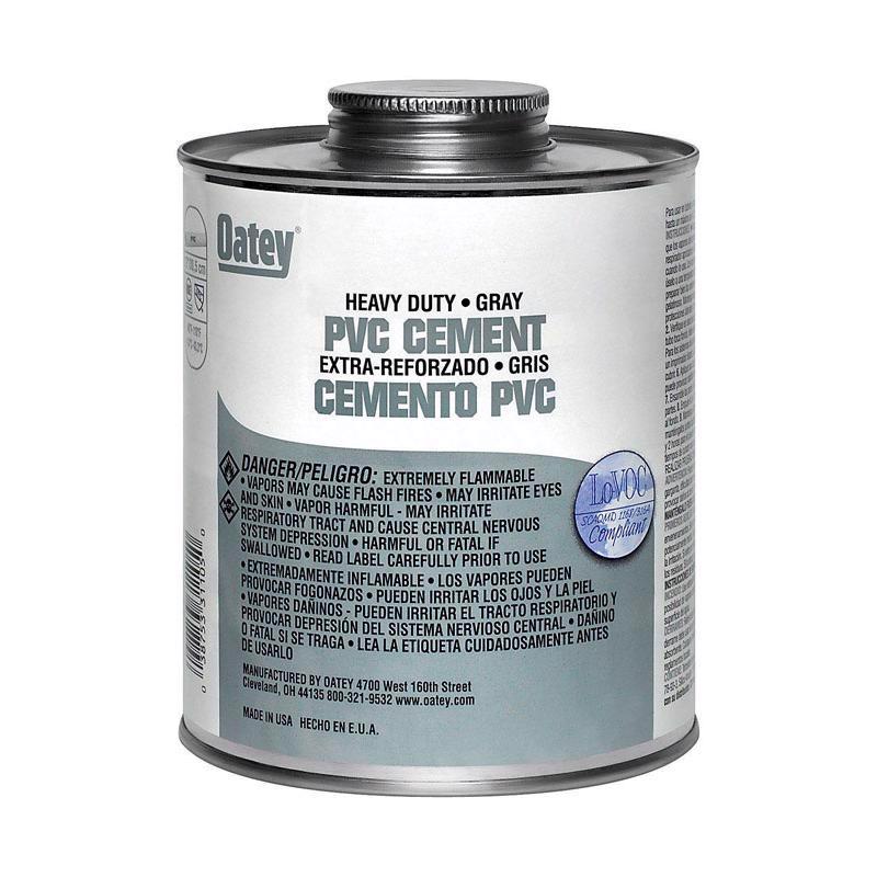 OATEY - Oatey Heavy Duty Gray Cement For PVC 32 oz