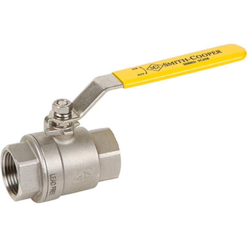 SMITH COOPER - Smith Cooper 1/2 in. Stainless Steel FIP Ball Valve Full Port
