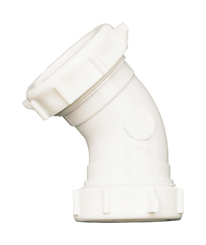 PLUMB PAK - Plumb Pak 1-1/2 in. D Plastic 45 Degree Elbow