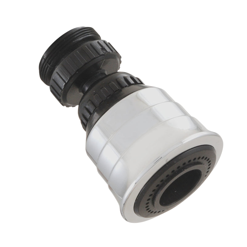 LDR - LDR Dual Thread 15/16 in.-27M x 55/64 in.-27F Chrome Plated Swivel Aerator