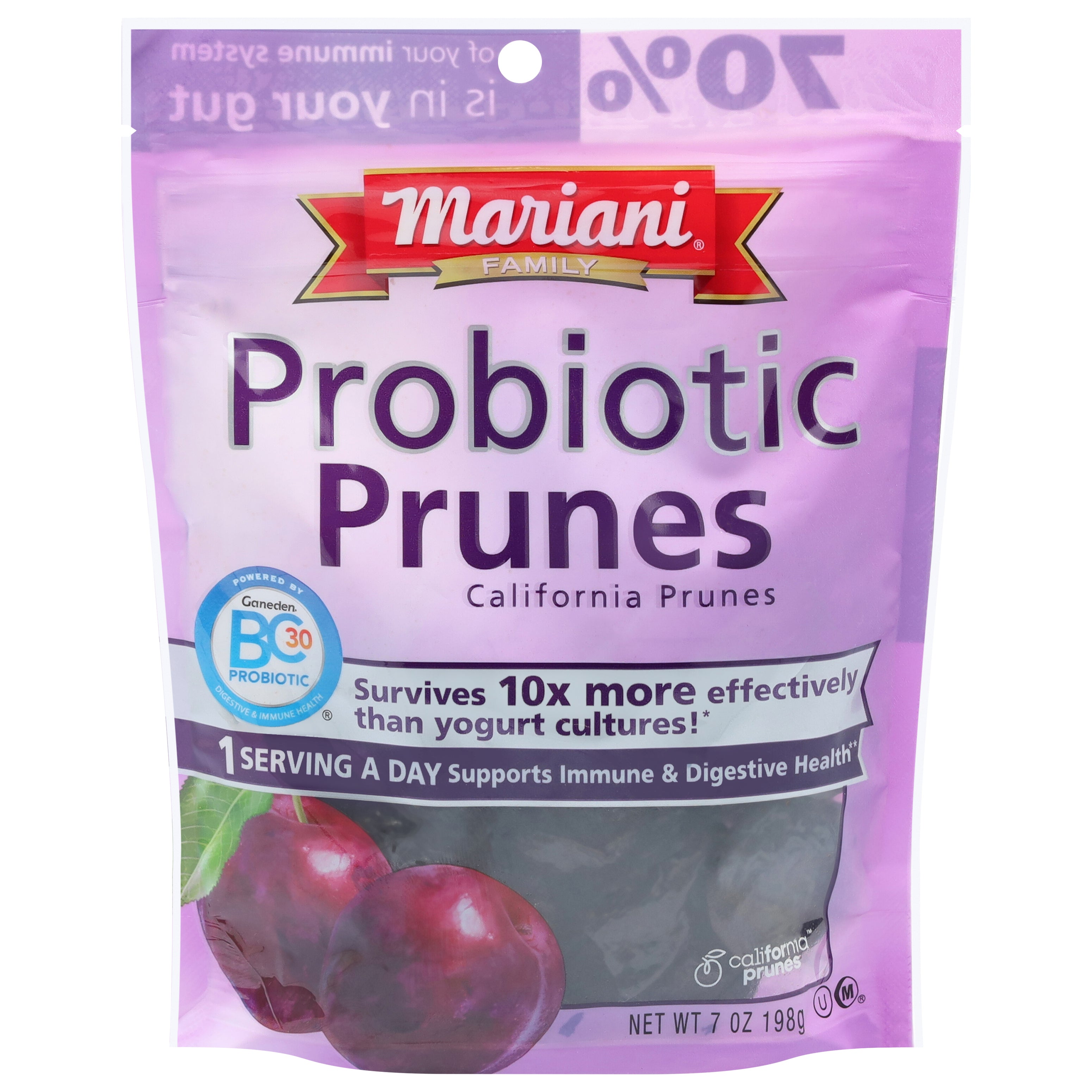 Mariani Probiotic California Prunes 7 oz - Case of 12