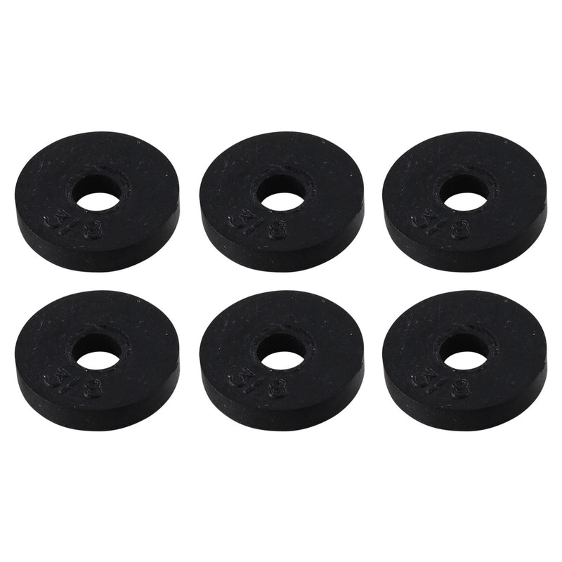 LDR - LDR 3/8R in. D Rubber Flat Bibb Washer 6 pk