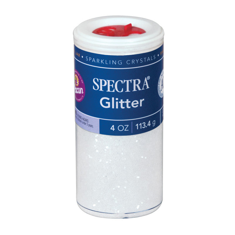 Arts & Crafts Glitter, Clear, 4 oz, 1 Jar