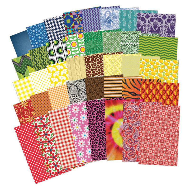 ROYLCO - All Kinds of Fabric Design Papers™, 200 Sheets