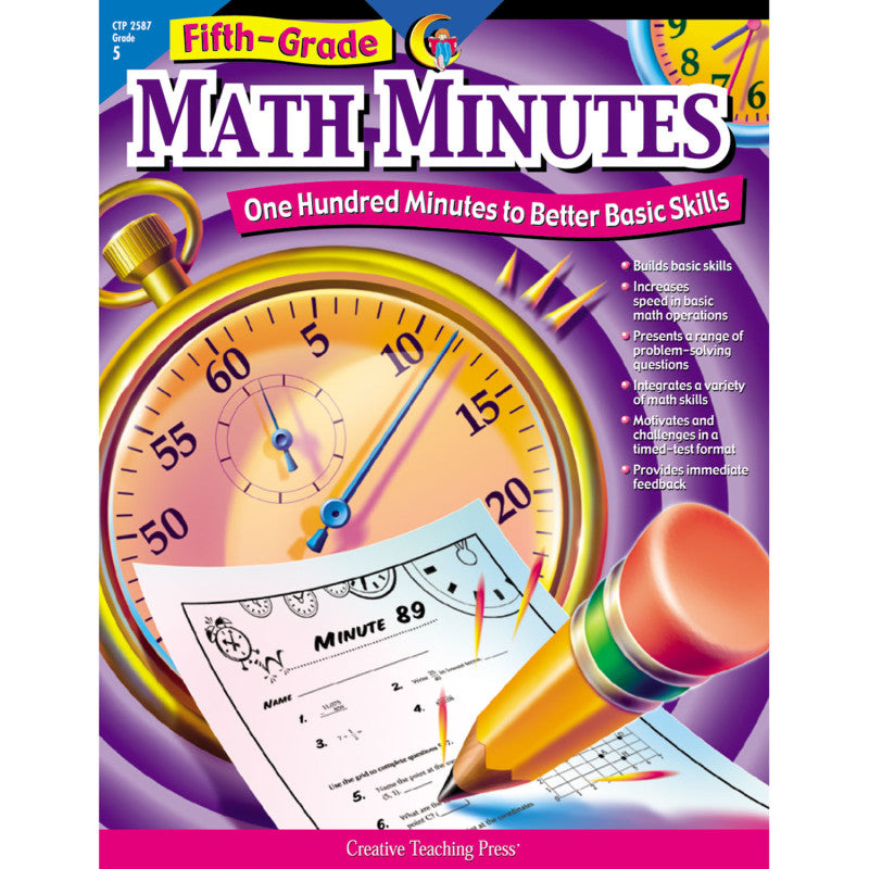 CREATIVE TEACHING PRESS - Math Minutes Book, Grade 5