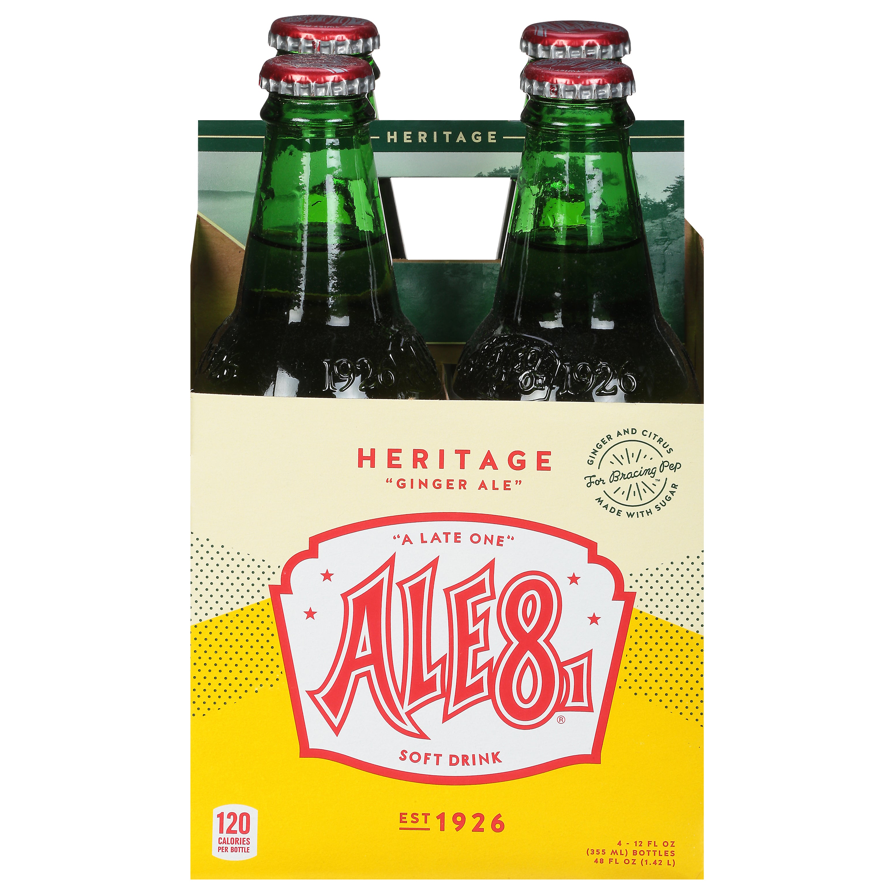 Ale81 Heritage Ginger Ale Soft Drink 4 - 12 fl oz Bottles - Case of 6