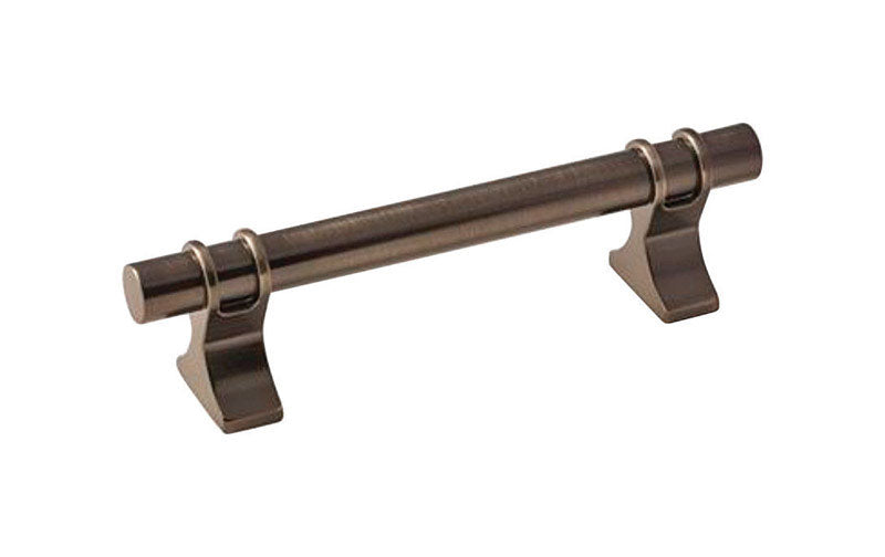 AMEROCK - Amerock Davenport Bar Cabinet Pull 3-3/4 in. Gunmetal 1 pk
