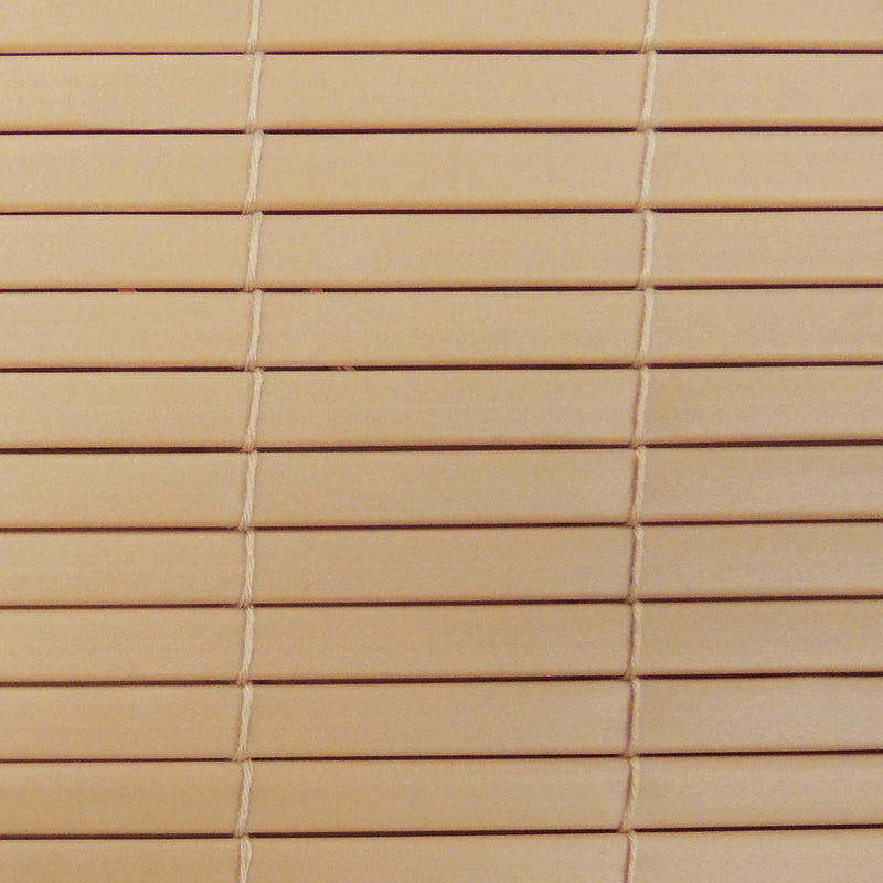 RADIANCE - Radiance Vinyl Rollup Shade 72 in. W X 72 in. H Bamboo Cordless