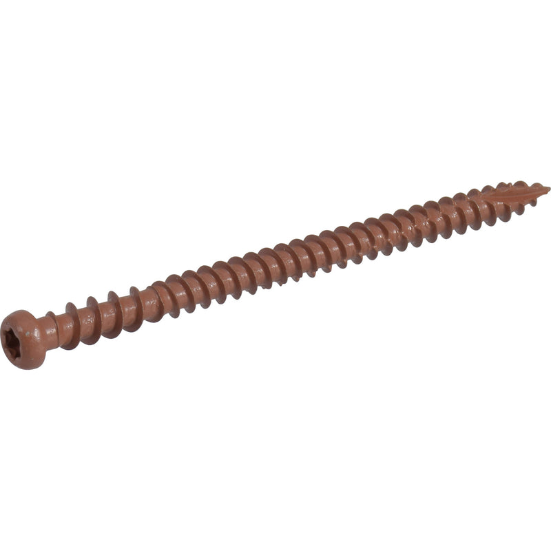 HILLMAN - Deck Plus No. 10 X 3 in. L Red Star Flat Head Composite Deck Screws 5 lb