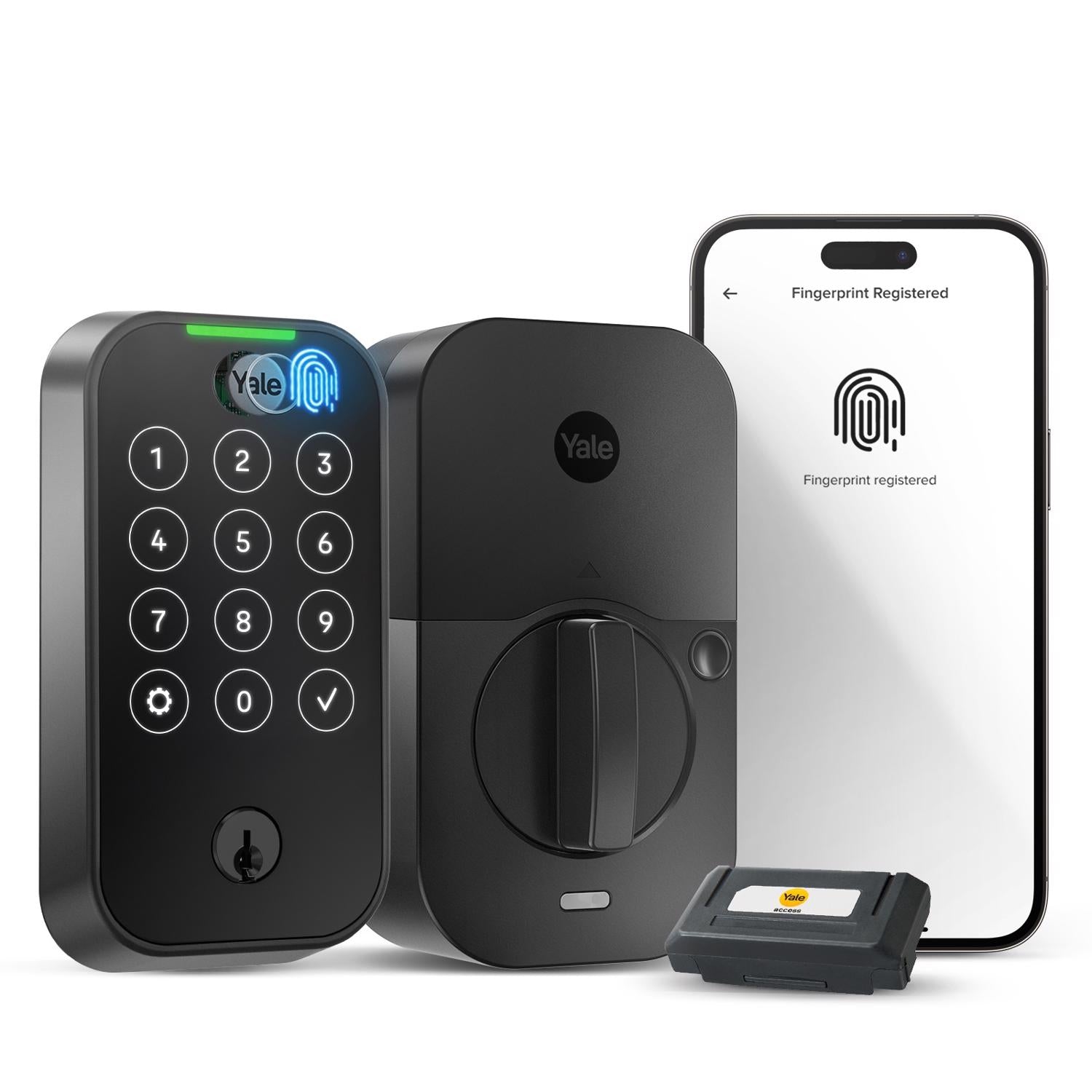 Yale Assure Lock 2 Matte Black Metal Wi-Fi Keypad Smart Lock