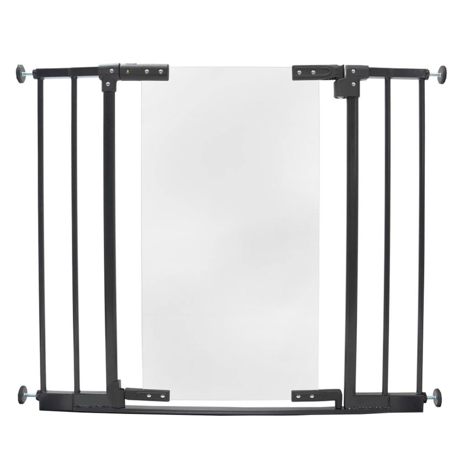 North States Graphite Metal/Acrylic Expandable Baby Gate 1 pk