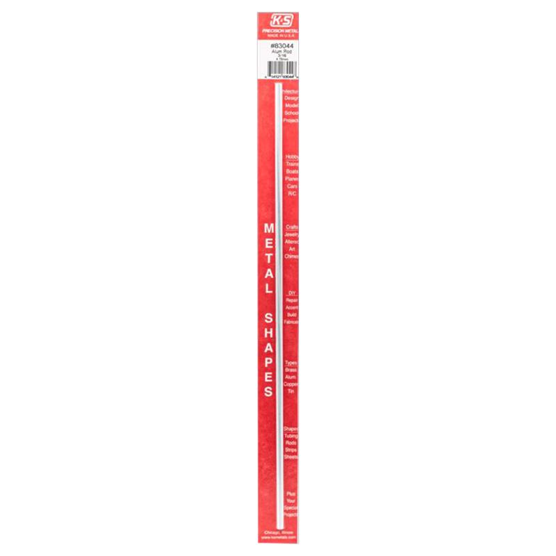 K&S - K&S 12 in. L X 3/16 in. D Aluminum Rod 1 pk