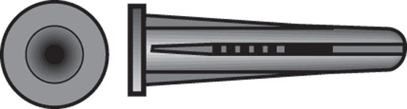 HILLMAN - Hillman .138 in. D X 3/4 in. L Plastic Pan Head Conical Anchor 16 pk - Case of 10