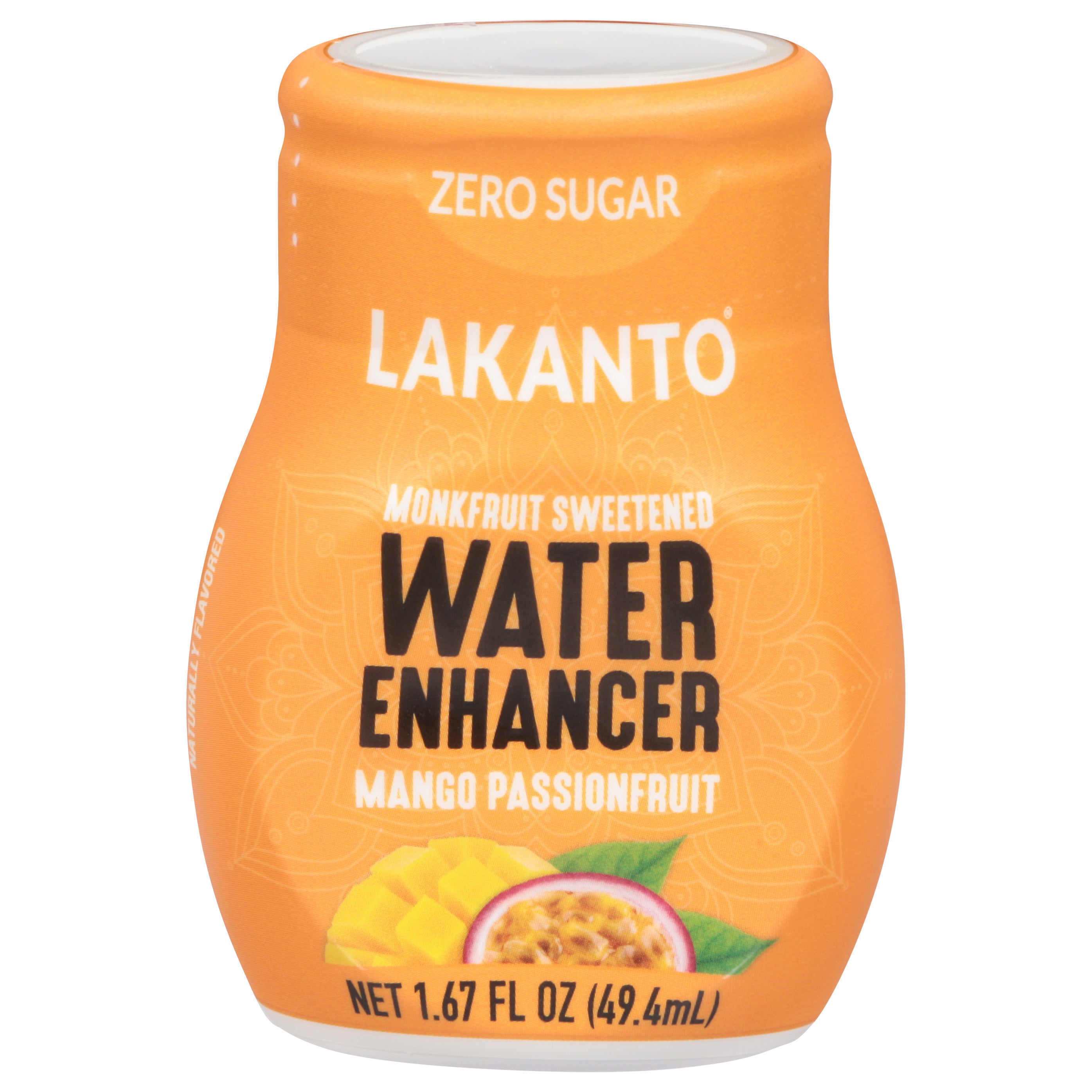 Lakanto Zero Sugar Mango Passionfruit Water Enhancer 1.67 fl oz - Case of 6